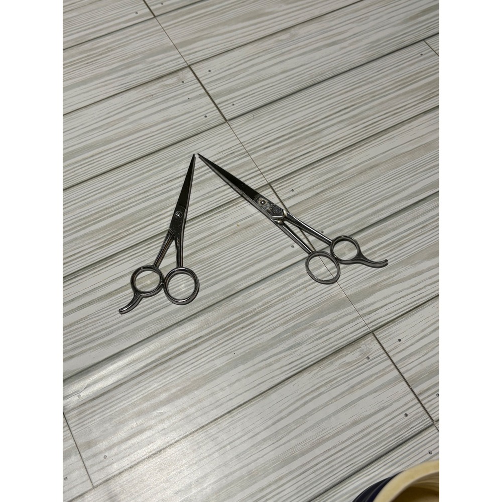 Vintage FW Engels Solingen Germany 6.5 Hair Shears and Grooming‎ Scissors Set